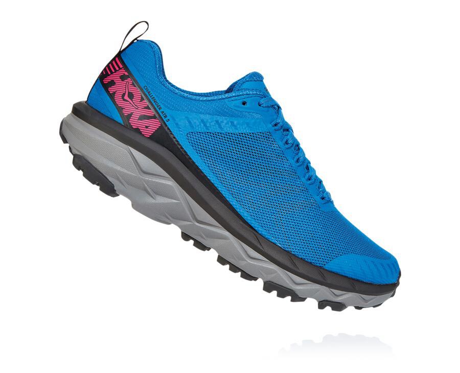 Hoka Australia One One Challenger ATR 5 - Womens Trail Shoes Blue - FHKJB-9470